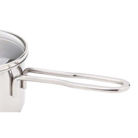 QUÁNH BỘT INOX 14CM 3 ĐÁY NẮP KIẾNG FIVESTAR