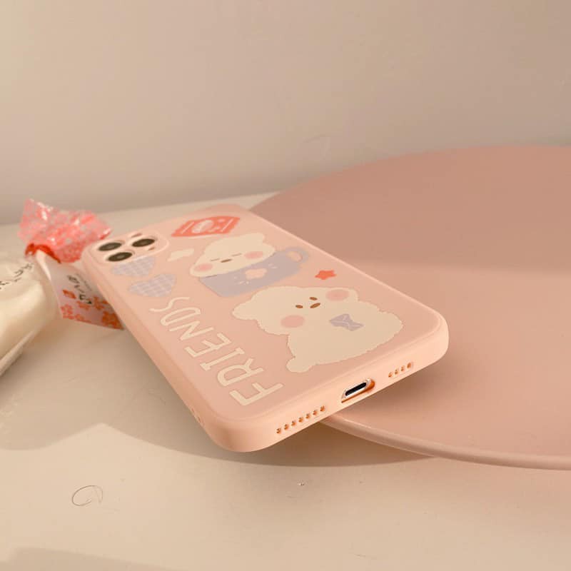 Ốp Lưng Điện Thoại Nhựa Mềm Thỏ Candy - CAS2174