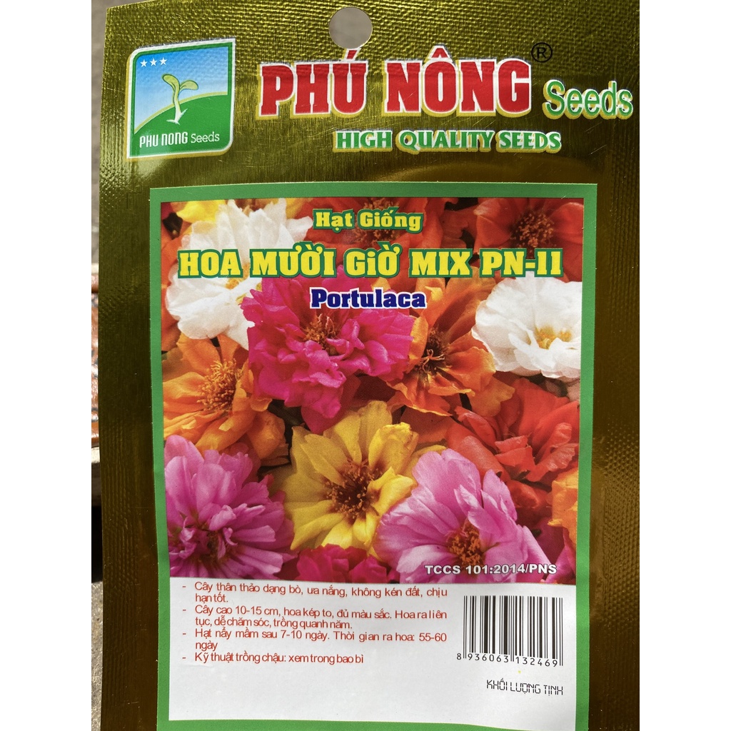 HẠT GIỐNG HOA MƯỜI GIỜ MIX PN 11