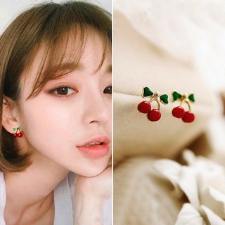 Bông khuyên tai quả cherry Hàn Quốc