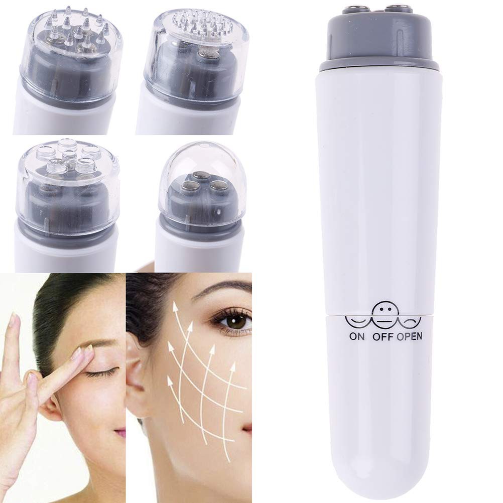 Máy Massages Rung Mini Cầm Tay 4 đầu (Tặng Kèm 1 SP Ngẫu Nhiên) - B0025+B0067