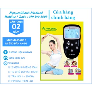Máy massage xung điện 8 miếng dán Aukewel Dr Phone AK_2000V - Công Nghệ Đức | Máy massage Cầm Tay