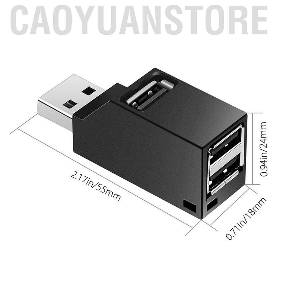 Hub Chia Cổng Usb Màu Trắng / Đen Cho Bàn Phím Máy Tính