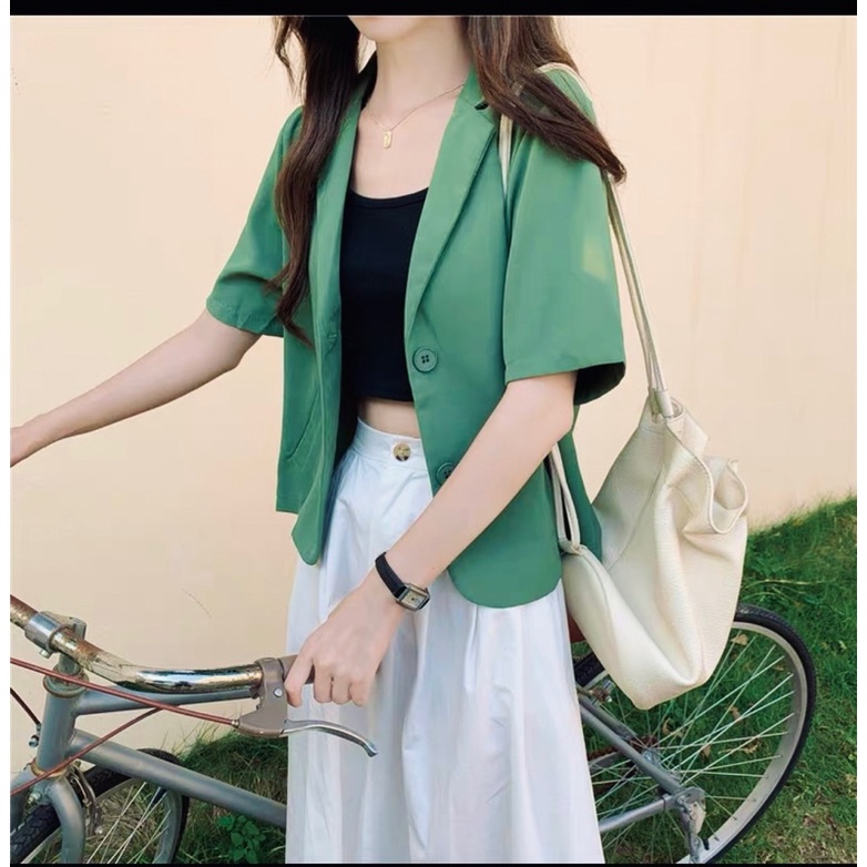 Blazer cộc tay 4 màu