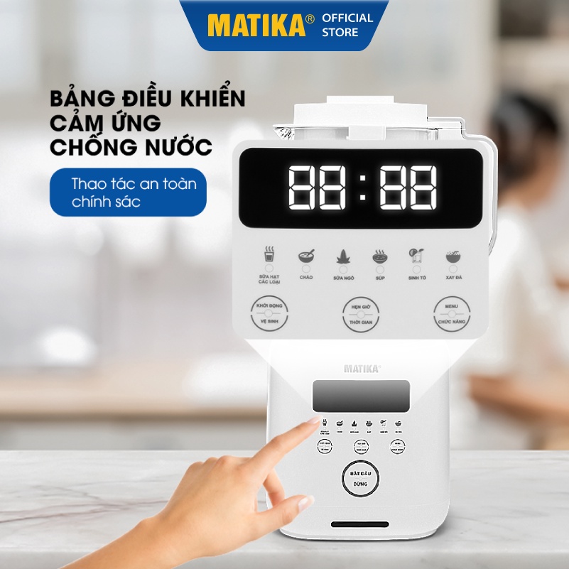 Máy Làm Sữa Hạt MATIKA 1.75L 800W MTK-3175