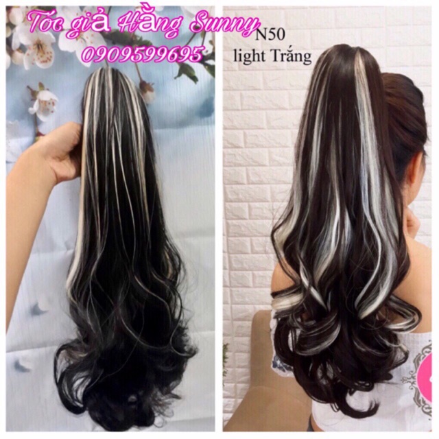 Tóc ngoặm xoăn line bấm phồng