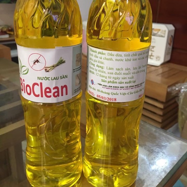 Combo 2 lít nước lau sàn Bio clean đuổi muỗi (2lit = 4 chai)