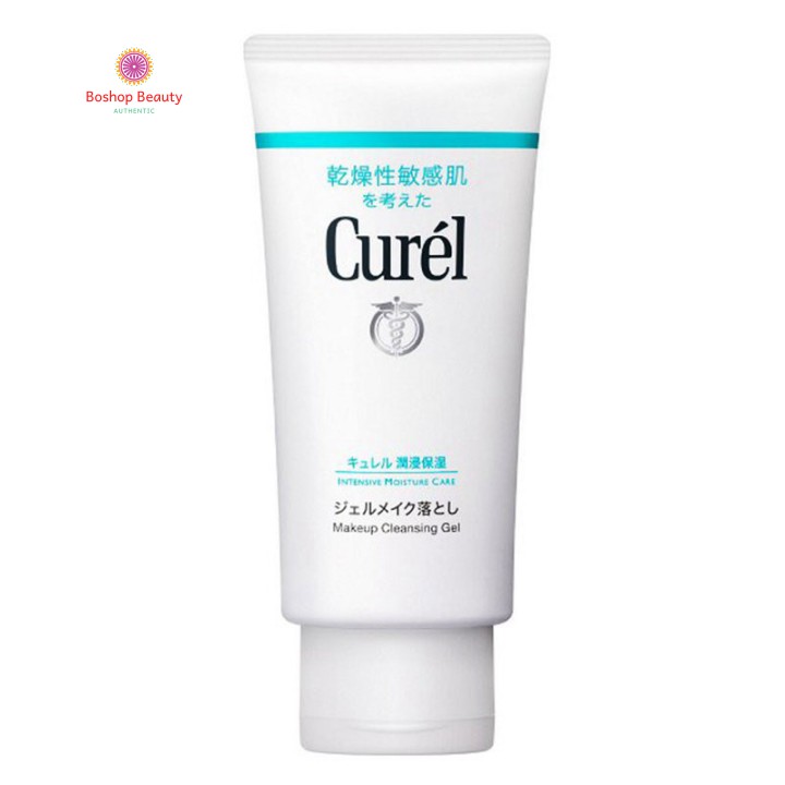 [Mã giảm mỹ phẩm chính hãng] Gel Tẩy Trang Cấp Ẩm Curél Intensive Moisture Care Makeup Cleansing Gel 130g
