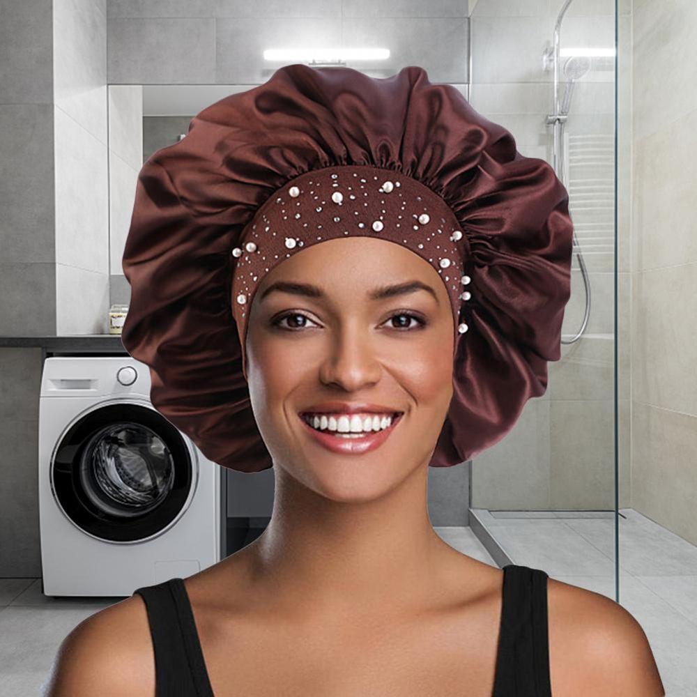 JARRED 1 Mũ Tắm Satin Dày Co Giãn Thân Thiện Với Làn Da