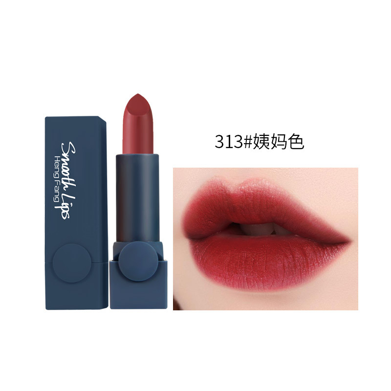 Son thỏi lì Hengfang không thấm nước nhung mịn chất lượng cao mềm môi Soft Fog Mattle Lipstick