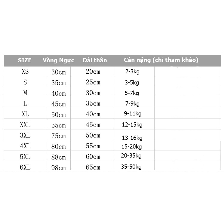 Áo Thun Thể Thao Cho Chó Mèo - Áo Thun Ba Lỗ Mùa Hè - Chất Liệu Mềm Mại Thoáng Mát