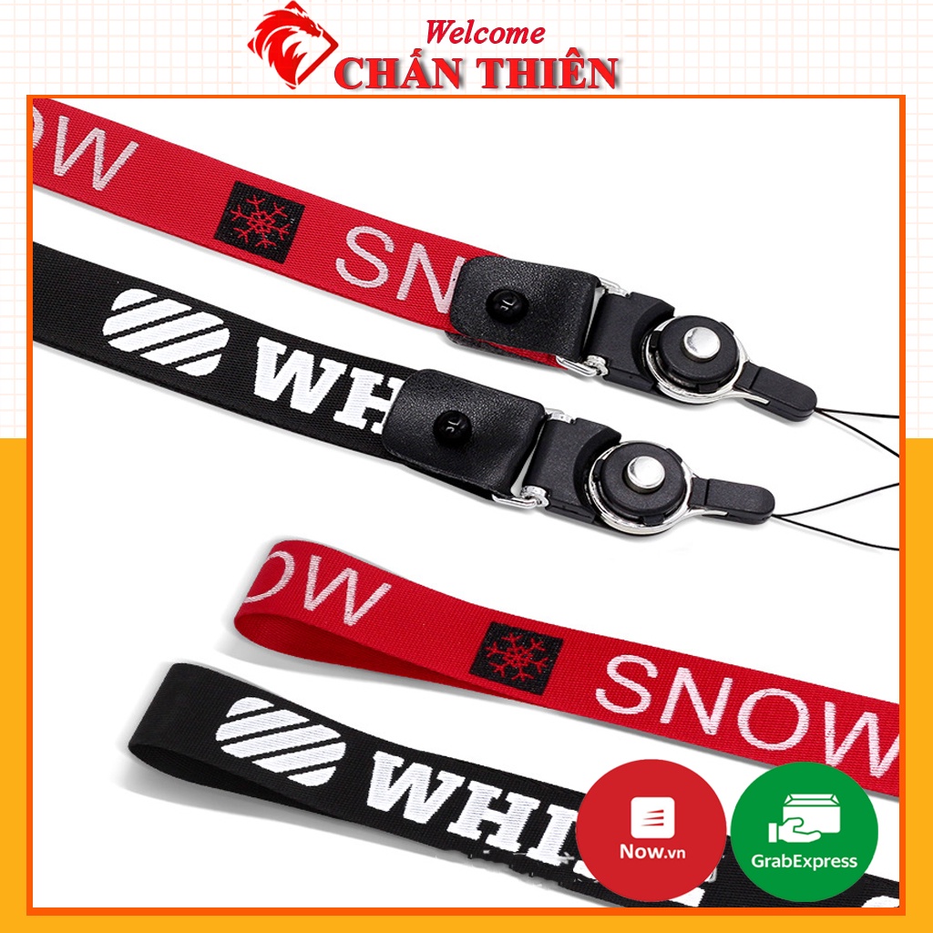 Dây đeo thẻ học sinh sinh viên đeo điện thoại strap bản to Siêu Bền - GIAO MÀU NGẦU NHIÊN