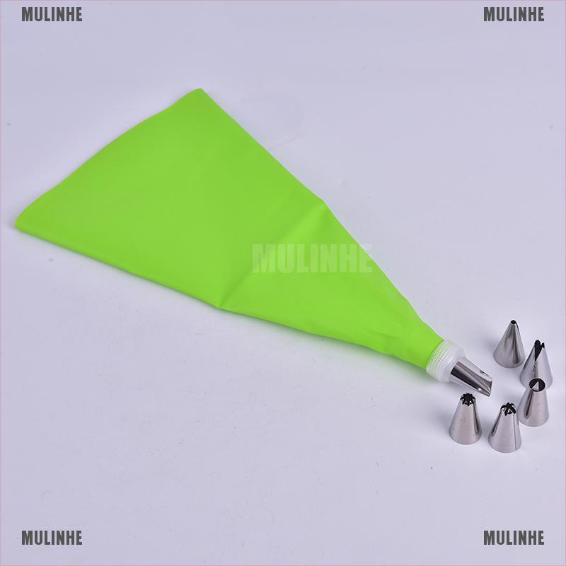 Bộ Túi Bắt Bông Kem Bằng Silicone Tiện Dụng