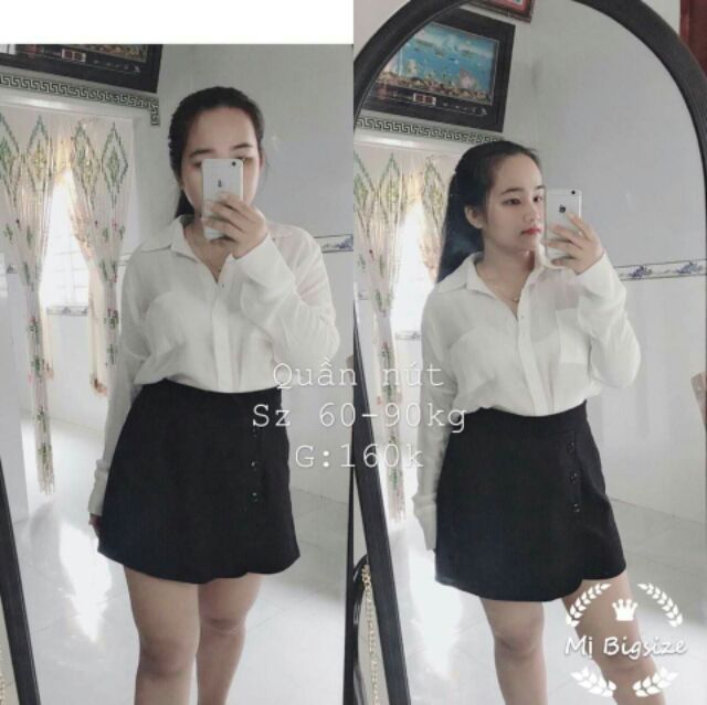 Bigsize(xã kho) - Quần giả váy 85-95kg | BigBuy360 - bigbuy360.vn