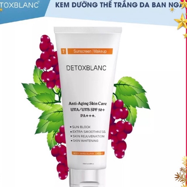 KEM DƯỠNG BODY CHỐNG NẮNG DETOX BLANC