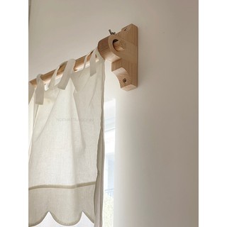 rèm 8 linen trắng