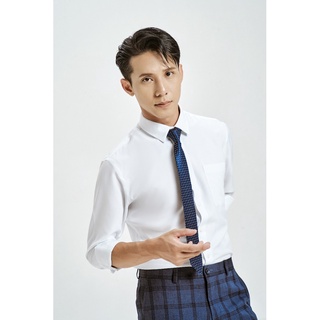 Áo sơ mi trắng owen dài tay regular fit có túi AR221560DT