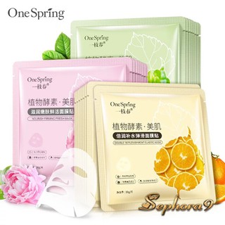 Mặt nạ dưỡng trắng dưỡng ẩm one spring hoa và trái cây 30g