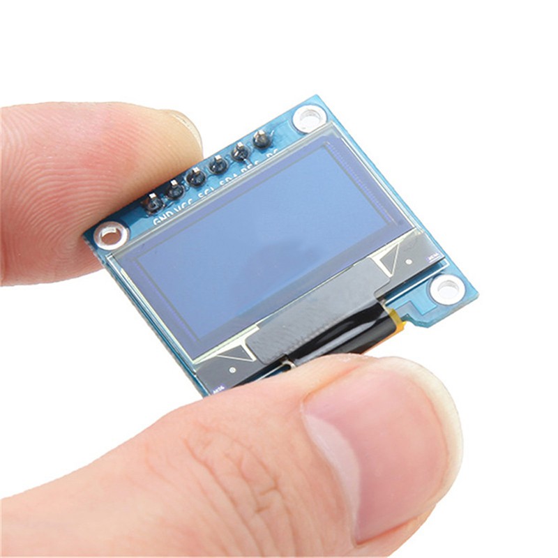 1 Mô Đun Hiển Thị Màn Hình OLED IIC 6 Chấu 0.96inch 128x64 I2C SSD1306 LCD Màu Trắng Cho Arduino