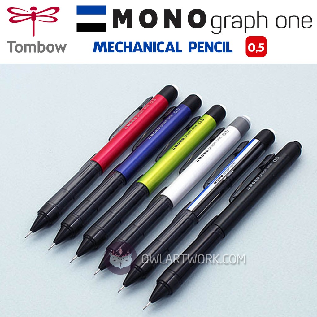 [CHÍNH HÃNG] Bút chì bấm cơ khí TOMBOW Mono Graph One 0.5mm cao cấp Nhật Bản