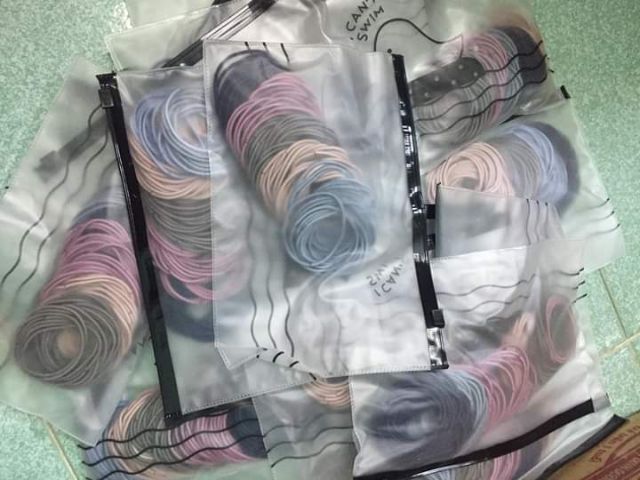 Thung cột tóc 100 cọng.