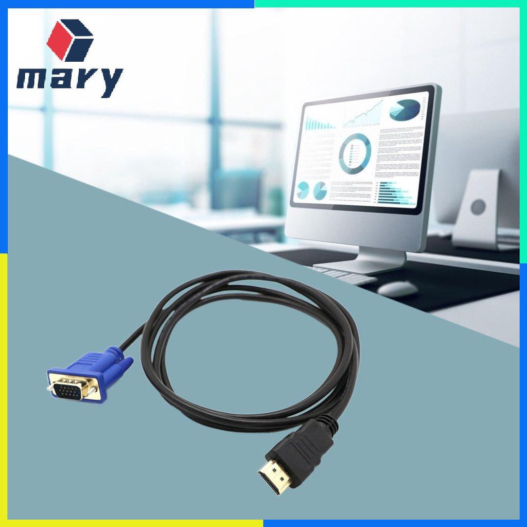 Cáp Chuyển Đổi Hdmi Sang Vga D-Sub Cho Tv / Pc