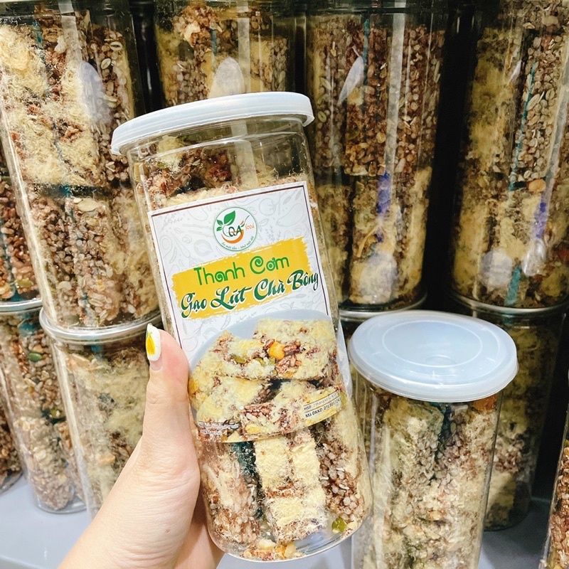 🔥 Thanh Cơm Gạo Lứt Chà Bông 🥨 Hũ 250Gr 🥨 FREESHIP_ATVSTP_ĂN LÀ MÊ NGAY ! Giảm 10-50%