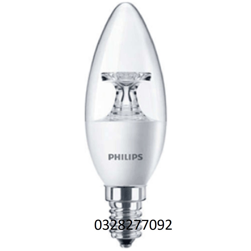 BÓNG LED NẾN PHILIPS 4-25W E14 2700K BA38 CL DIM