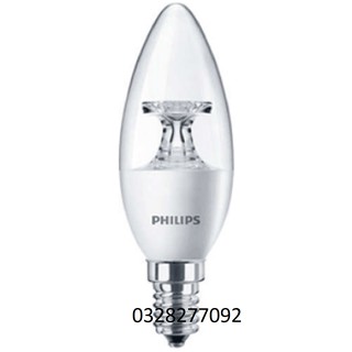 BÓNG LED NẾN PHILIPS 4-25W E14 2700K BA38 CL DIM