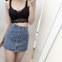 Áo bra ren 2 dây croptop