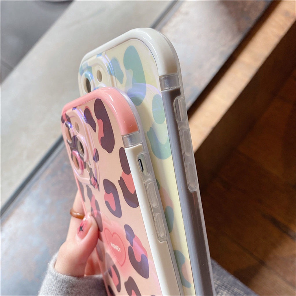 Ốp Điện Thoại Silicon Mềm Họa Tiết Da Báo Cho IPhone 12 13 11 Pro Max X Xs Max Xr