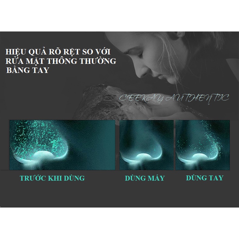 Máy rửa mặt chính hãng CEEKAY  mini có thể massage mặt - kiểu máy chăm sóc da mặt