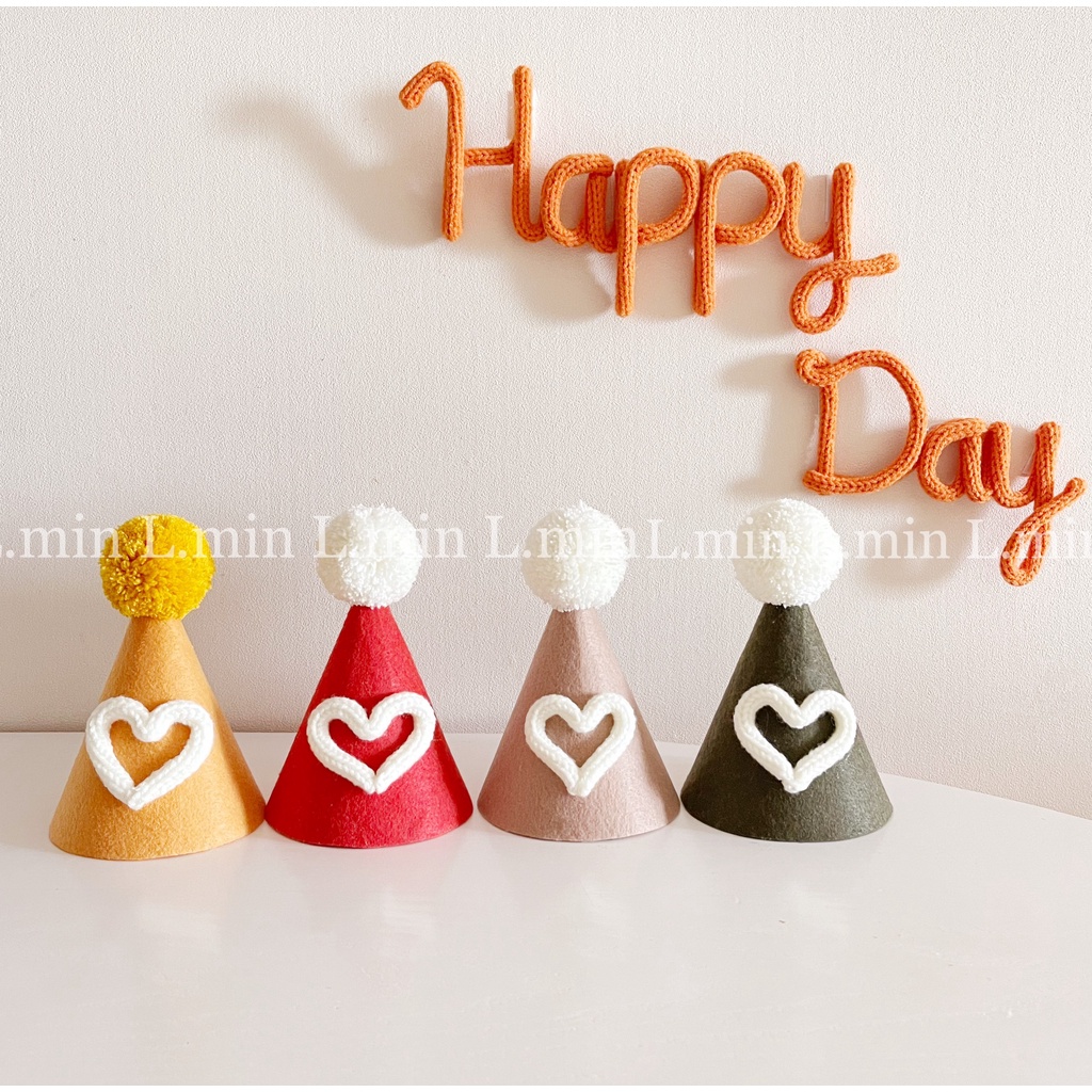 Nón party holiday made by l.min