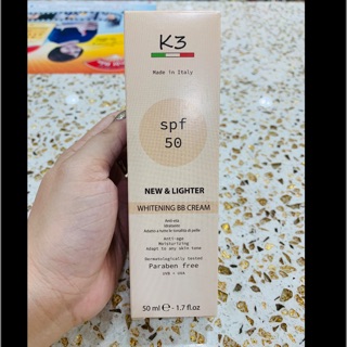 Kem chống nắng k3 của ý spf 50++ và bb cream
