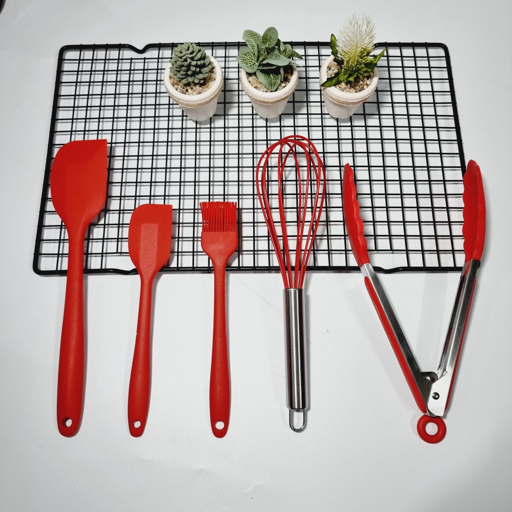 BỘ DỤNG CỤ NHÀ BẾP SILICON 5 MÓN