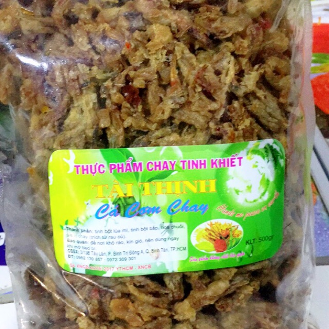 Cá cơm chay 500g