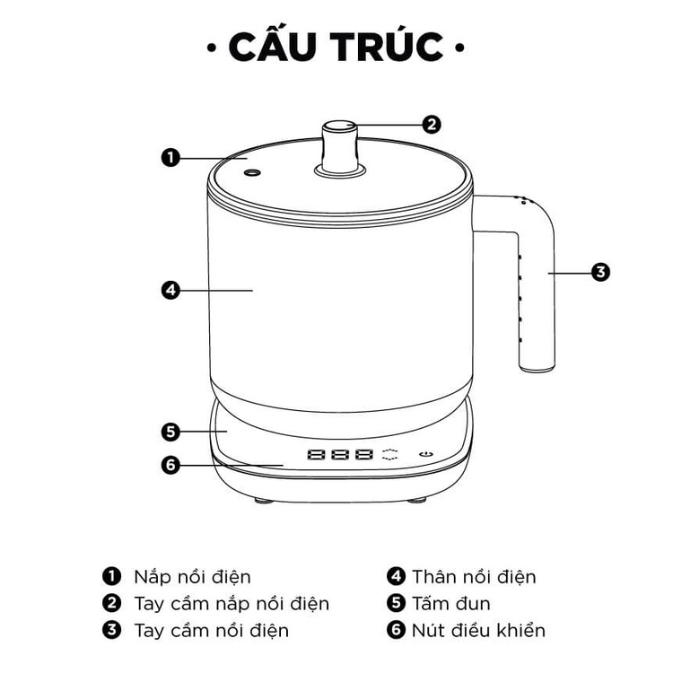 Nồi Điện Đa Năng Lock&amp;Lock EJC141 (1.5 Lít)