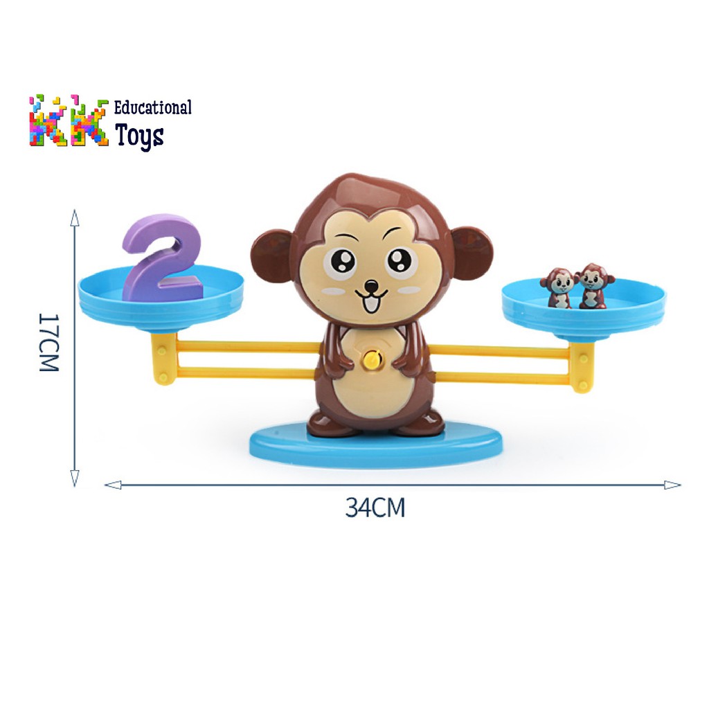 Đồ chơi giáo dục: Toán học cùng khỉ con Monkey balance - Kkstore