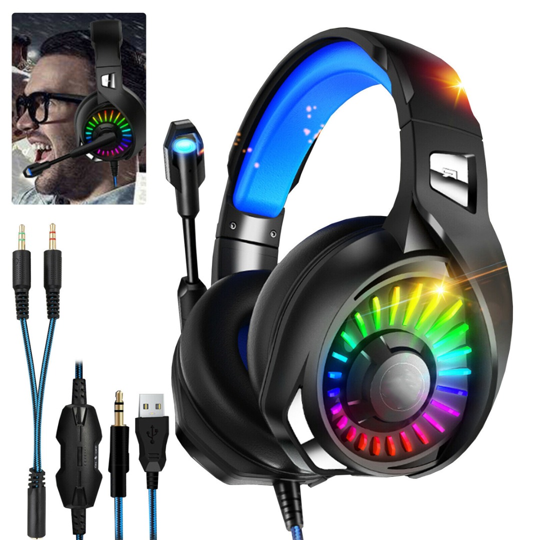 Tai Nghe Chơi Game Có Dây 3.5mm Cho Ps4 / Laptop / Xbox One