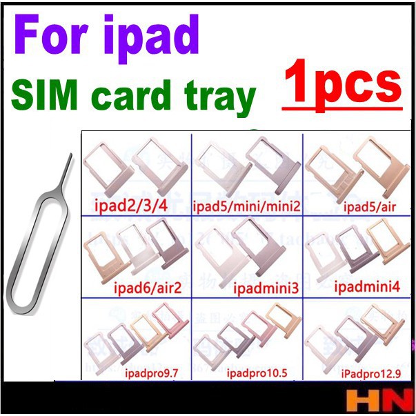 Khay đựng thẻ sim thích hợp cho ipad 2 3 4 5 6 air air2 mini 2 3 4 5 9.7 10.5 12.9
