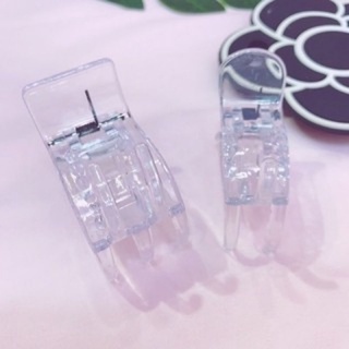 1 cặp tóc nhựa trong 3 răng - 5 răng