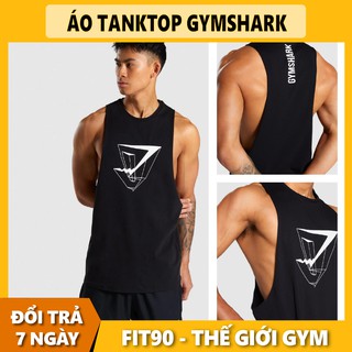 Áo ba lỗ Gymshark cotton cao cấp - Áo Tanktop tập Gym khoe xô - FIT90