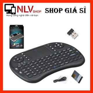 🎁Free Ship🎁 Bàn Phím Kiêm Chuột Không Dây Cho PC, Smart TV, Android TV Kèm pin và cáp sạc