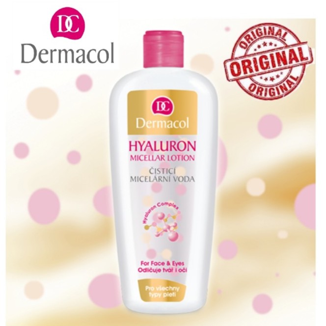 Nước Tẩy Trang Dermacol Hyaluron Cleansing Micellar Lotion 400ml