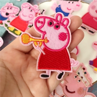 Sticker ủi thêu hình heo Peppa