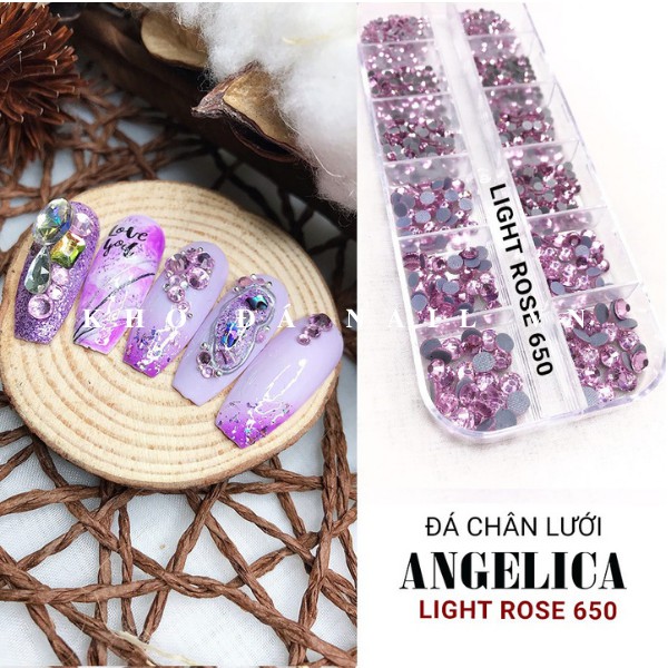 Đá Chân Lưới 14 Khía Light Rose ANGELICA 650