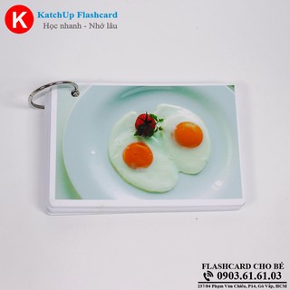 Flashcard tiếng Anh cho bé KatchUp - Thức ăn