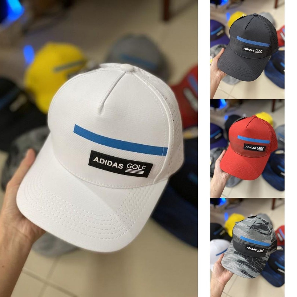 Nón Kết Phối Lưới, Mũ Lưỡi Trai Thể Thao Golf Màu Đen Đỏ Xám Trắng Thời Trang Hottrend Form Unisex Nam Nữ
