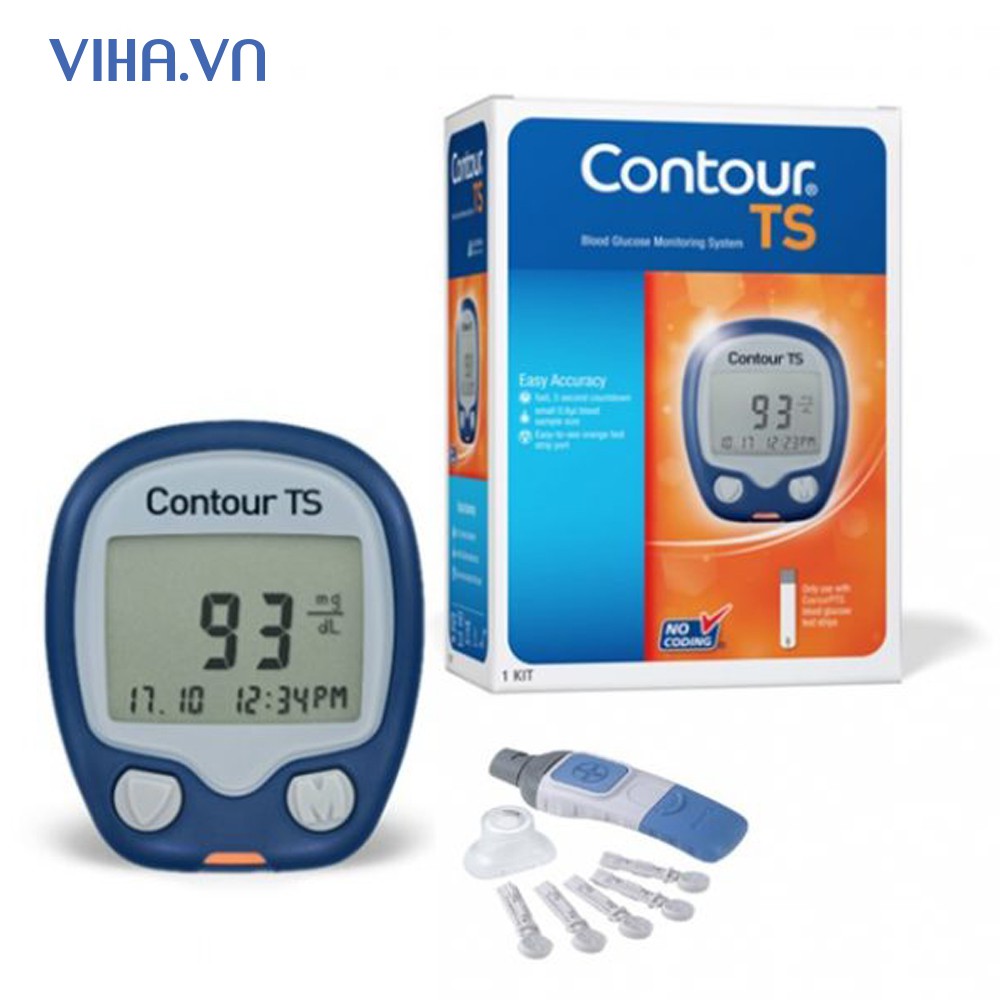 Máy Đo Đường Huyết Contour TS + 25 test made in japan