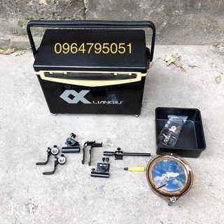 thùng câu đài chính hãng lianqiu 30l đen cam acb667j9kh